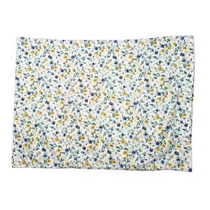 Laura Ashley Petit Garden Party Floral Flannel Standard Pillowcase Cozy Vintage!